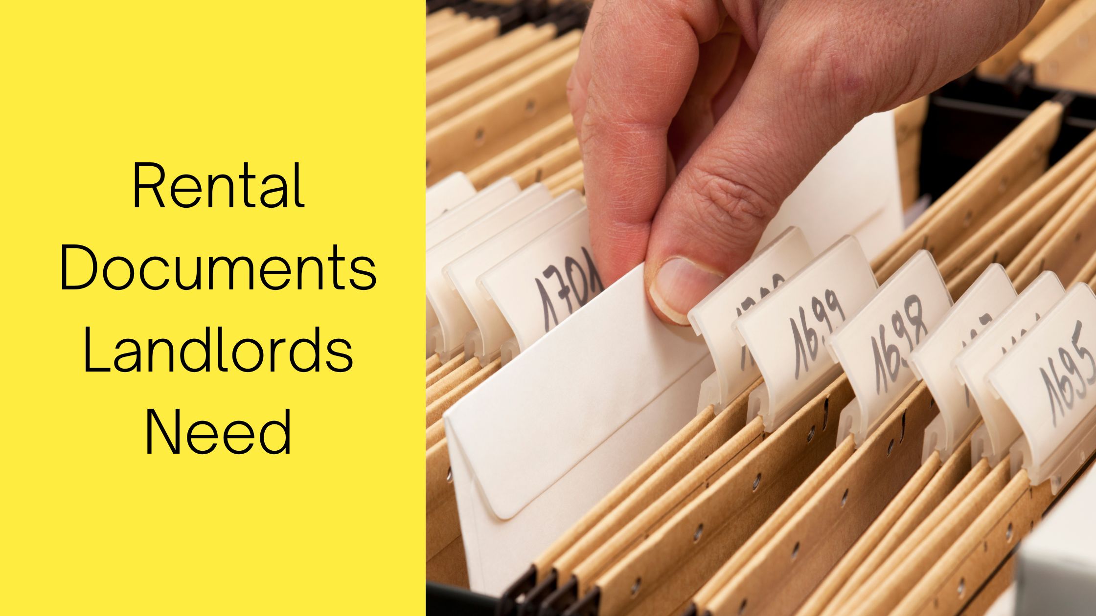 Rental Documents Landlords Need